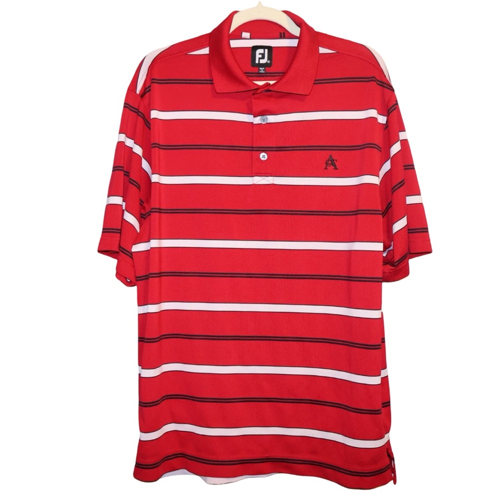 Red Striped‎ Polo Shirt